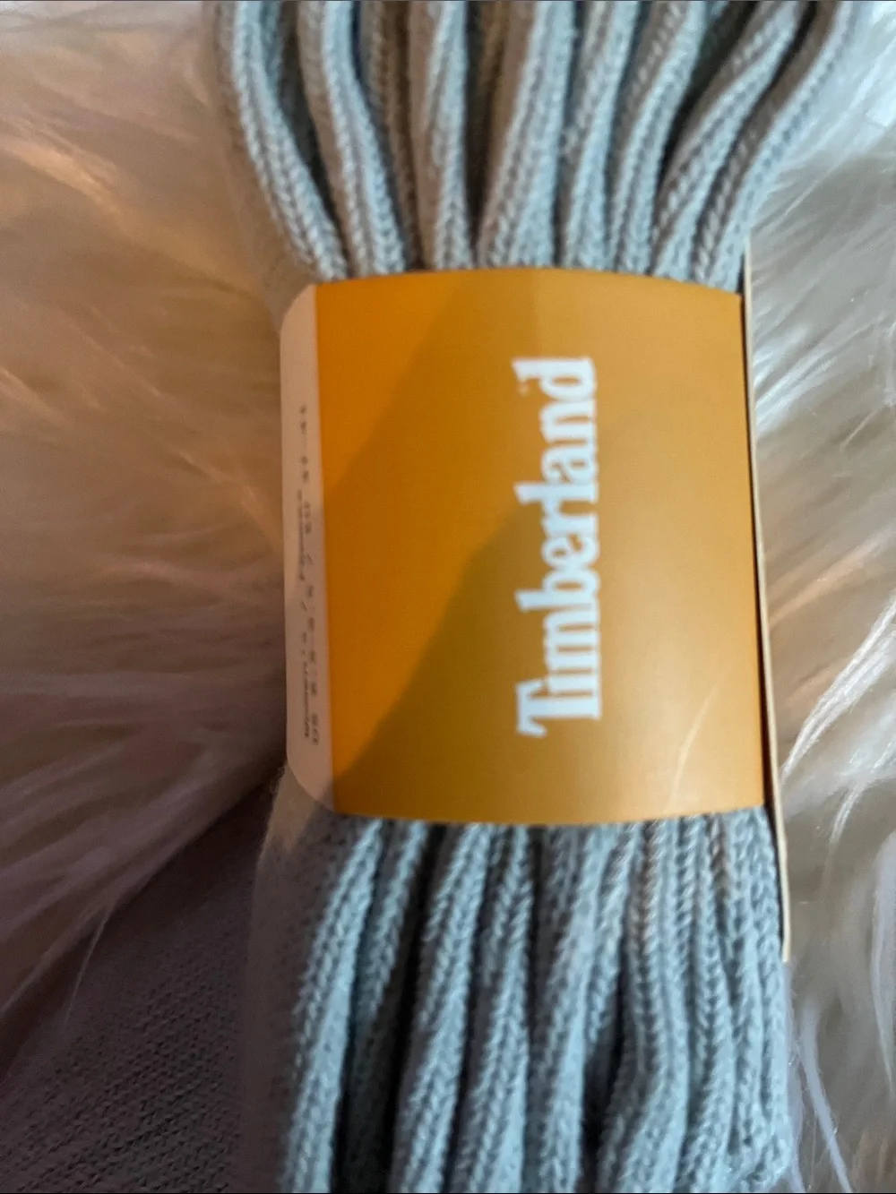 Timberland Light Gray Cushioned Crew Wool Socks - 3 Pairs